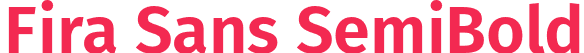 Fira Sans SemiBold